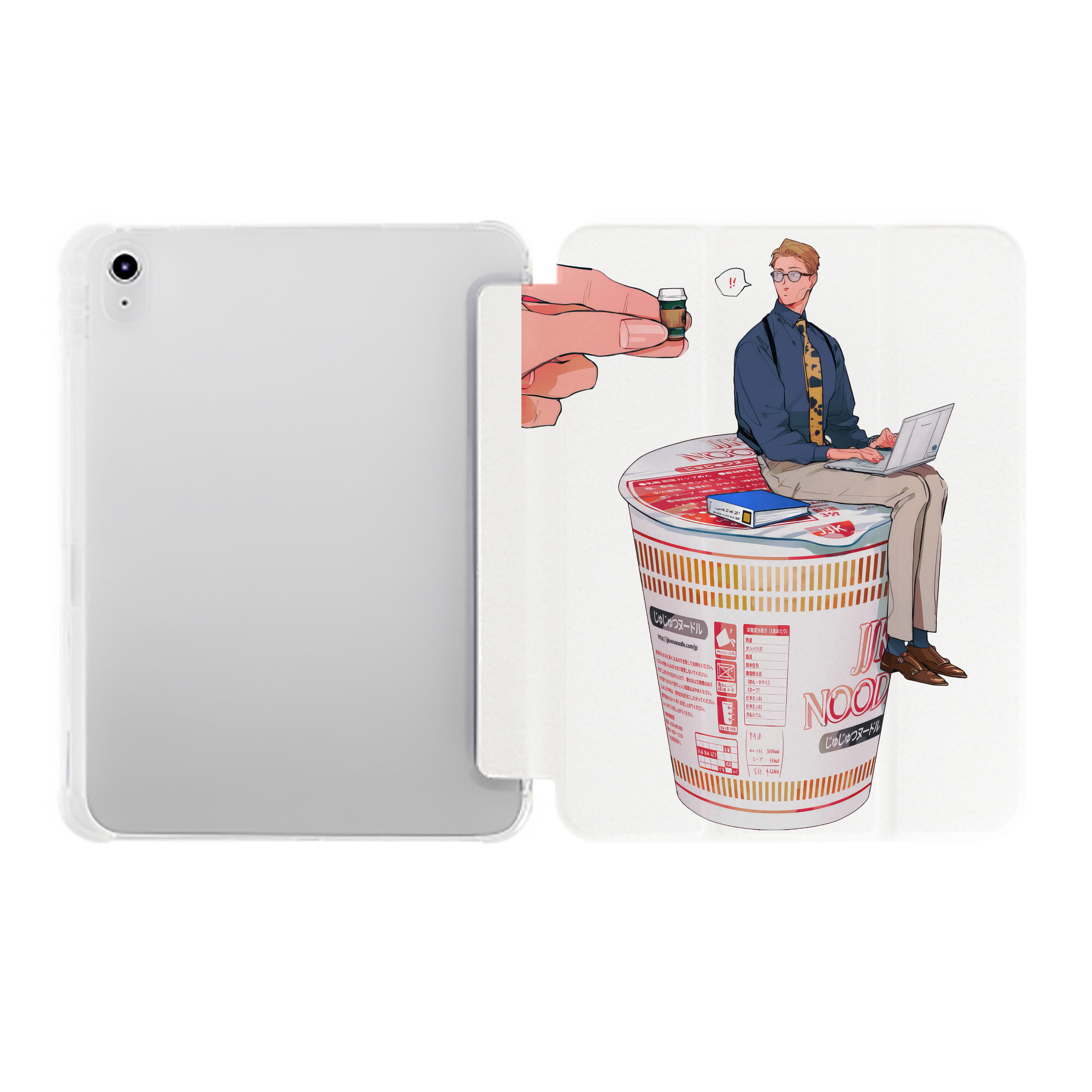 （画像用） 呪術廻戦 Jujutsu Kaisen IPad ケース ペン収納付き 三つ折りスタンド PUレザー×シリコン 対応機種9.5/10.5/10.9インチ